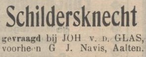 Johan van der Glas - De Graafschapper, 18-07-1930