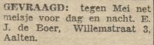 Willemstraat 3, Aalten (De Boer) - De Graafschapper, 05-02-1947