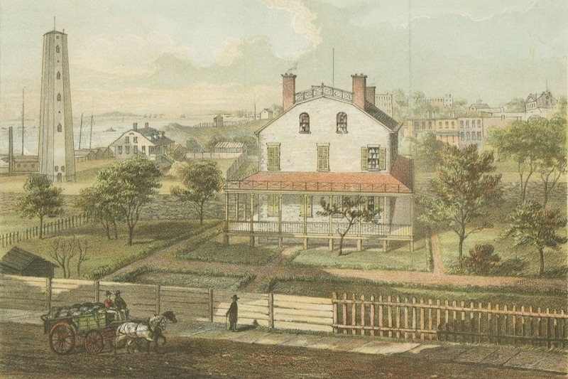 Brevoort Estate, between 54th and 55th Street, near 1st Avenue, 1866. Photo: The Museum of the City of New York 