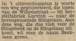 Beeklaan - Tubantia, 15-02-1955