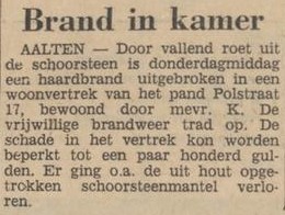 Brand Polstraat 17, Aalten - Tubantia, 26-03-1965