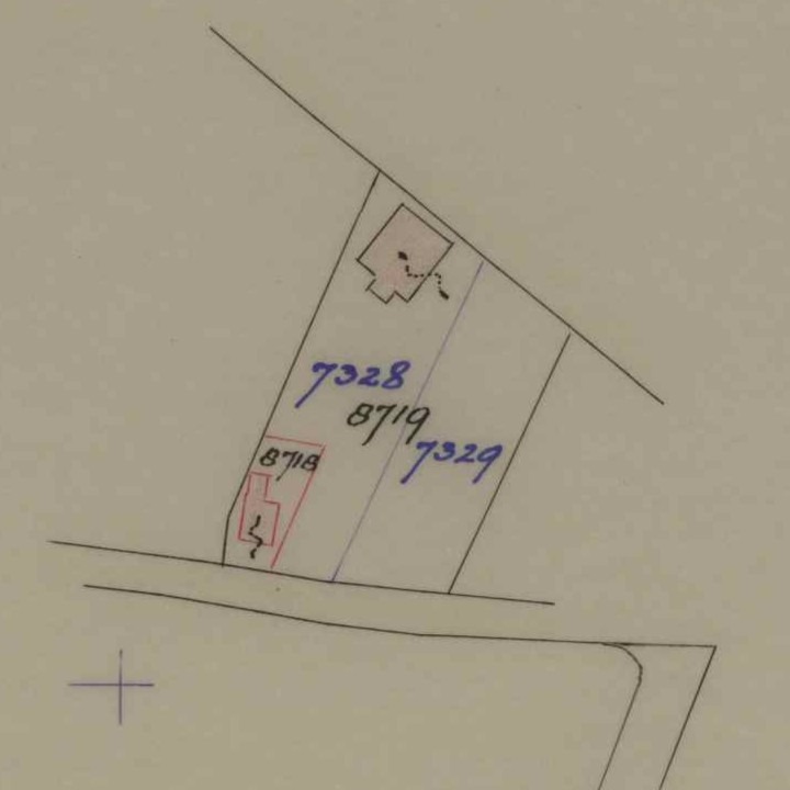 Fragment kadastrale kaart (1962)