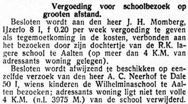 Reiskostenvergoeding - Graafschapbode, 29-04-1932