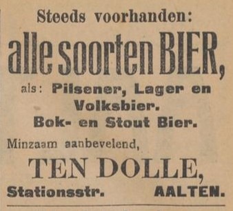 Stationsstraat 33, Aalten (Ten Dolle) - Aaltensche Courant, 16-12-1914