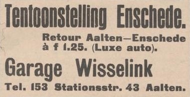 Stationsstraat 43, Aalten (Wisselink) - Aaltensche Courant, 21-08-1936