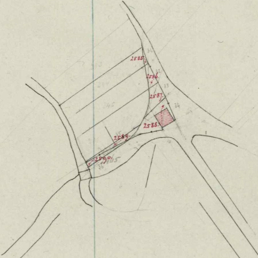 Tolhuis, Aalten - Fragment kadastrale kaart (1866)