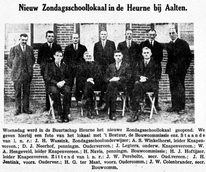 Sunday school Heurne – Graafschapbode, 22 October 1937