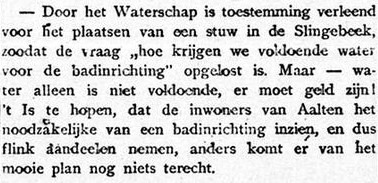 Badinrichting Aalten - Graafschapbode, 22-06-1920