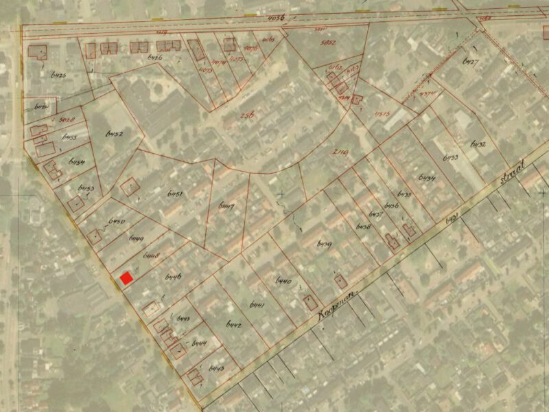 Bodendijk 15, Aalten - Fragment kadastrale kaart, 1932