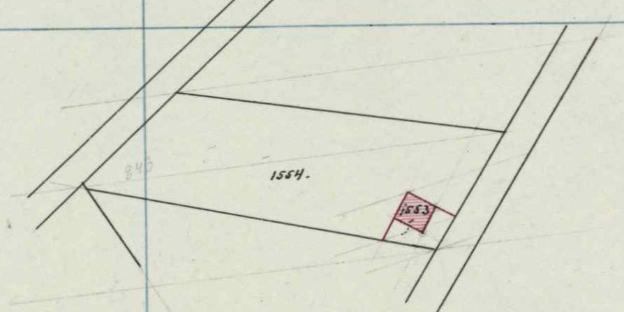 Dinxperlosestraatweg 76, Heurne - Fragment kadastrale kaart, 1878