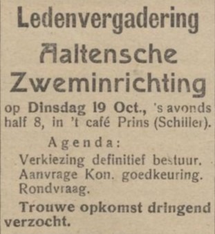 Zweminrichting Aalten - Aaltensche Courant, 15-10-1920