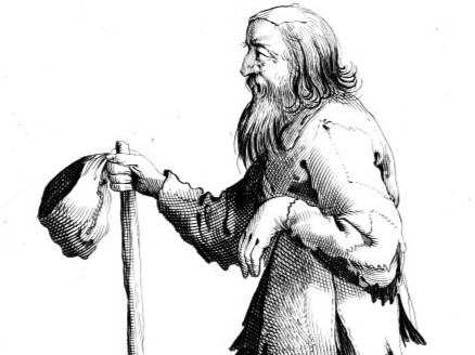 Landloper door Pieter Quast, 1634. Ets: Rijksmuseum Amsterdam.