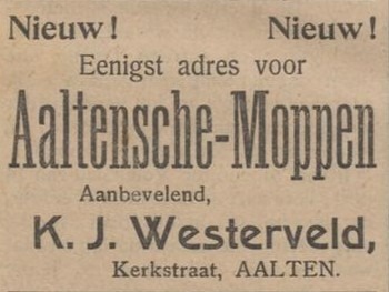 Kerkstraat 13, Aalten (Westerveld, moppen) - Aaltensche Courant, 16-02-1910