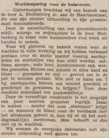 Stoltenborg, Haartsestraat - Aaltensche Courant, 28-06-1949