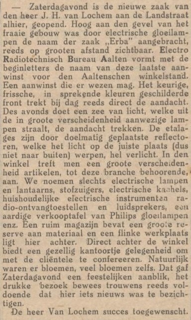 Landstraat 1, Aalten (ERBA) - Aaltensche Courant, 24-09-1929