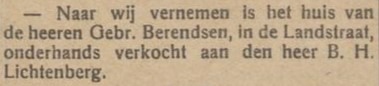 Lichtenberg, Landstraat - Aaltensche Courant, 27-06-1924