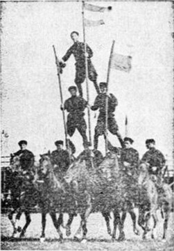 Optreden Djiguiten-Ruiter-Kozakken - Graafschapbode, 06-07-1938