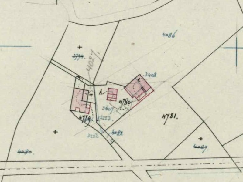 Boomkampstraat 30-32, Aalten (Boomkamp) - Fragment kadastrale kaart, 1898