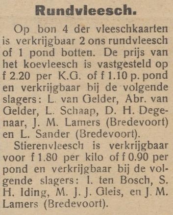 Rundvleesch - Aaltensche Courant, 27-09-1918