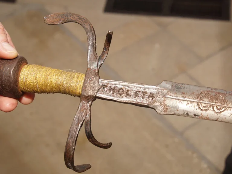 Spanish sword 'Tholeta' from the Eighty Years' War, Bredevoort