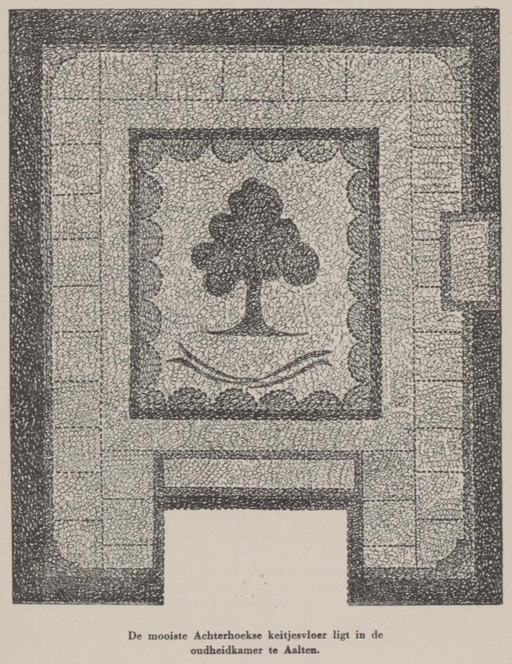 Keitjesvloer Oudheidkamer Aalten, 1948