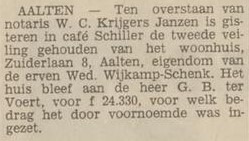 Zuiderlaan 8, Aalten - Dagblad Tubantia, 28-06-1967