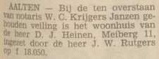 Meiberg 11, Aalten (Heinen) - Dagblad Tubantia, 19-01-1967