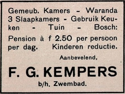 Pension F.G. Kempers, Dale (1937)