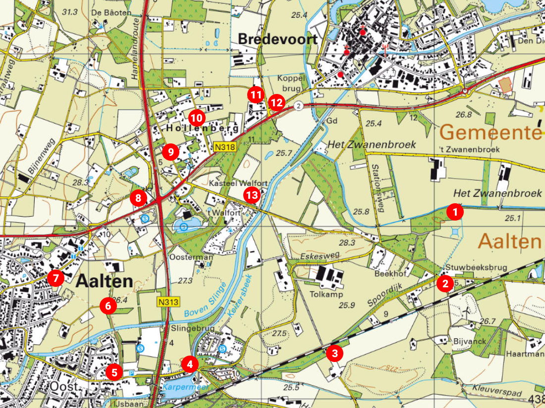 Hunting posts of 't Walfort Estate