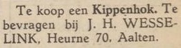 Heurne 70 (Wesselink) - Aaltensche Courant, 31-12-1937