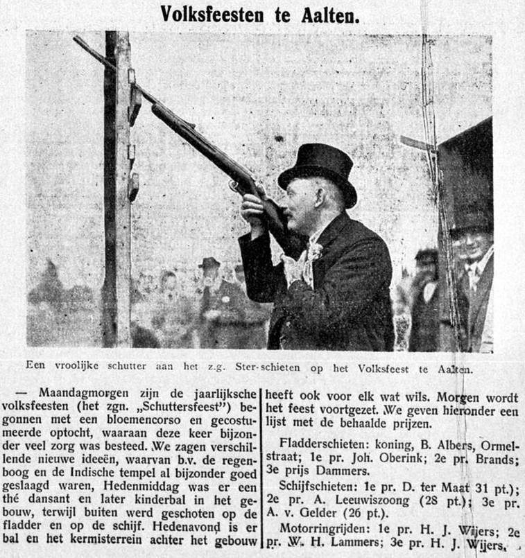 Volksfeest Aalten (Ster-schieten) - Graafschapbode, 22-07-1930