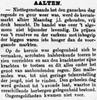 kermis, geen mallemolen - graafschapbode, 20-10-1894