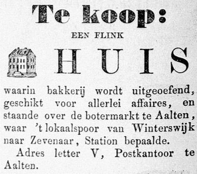 Botermarkt, Aalten - Graafschapbode, 03-11-1883