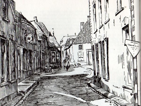 De Hogestraat, door Piet te Lintum