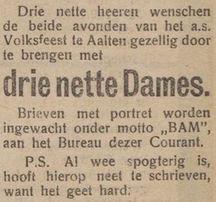 Spogterig - Aaltensche Courant, 15-07-1919