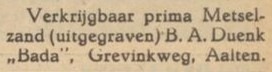 Klompenfabriek BADA, Aalten - Aaltensche Courant, 12-07-1940