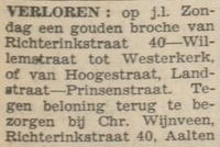Richterinkstraat 40, Aalten (Gijsbers) - De Graafschapper, 06-08-1947