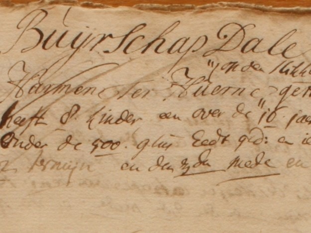 Rotten Dale, 1748