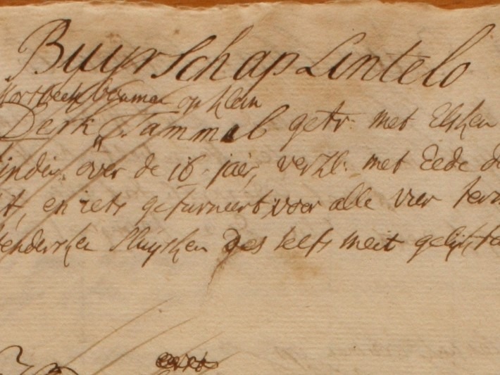 Rotten Lintelo, 1748