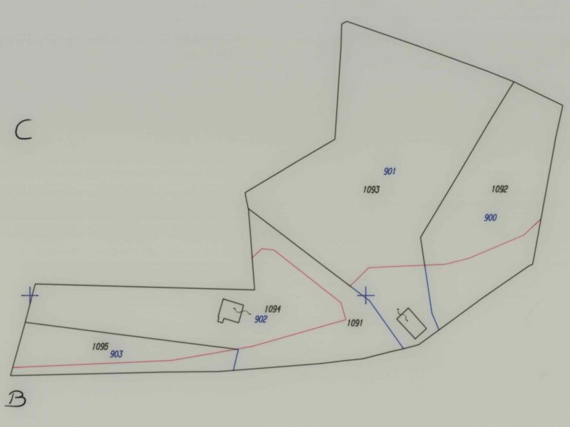 Bredevoortsestraatweg 123, Aalten - Fragment kadastrale kaart, 1992