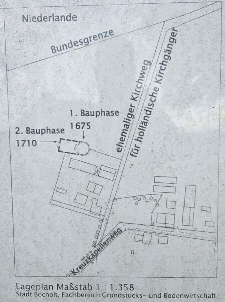 Kruiskapel Hemden, location