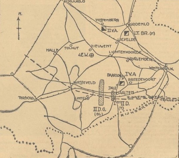 Legeroefeningen, Aanval op Aalten - De Maasbode, 25-09-1931
