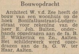 Ludgerstraat 49, Aalten (Bulten) - Dagblad Tubantia, 31-08-1960