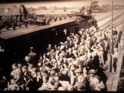 Aalten station, train, Second World War
