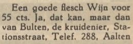 Stationsstraat 32, Aalten (Bulten) - Aaltensche Courant, 16-12-1938