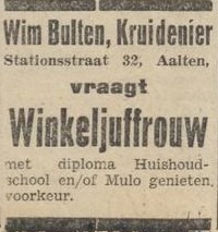Stationsstraat 32, Aalten (Bulten) - De Graafschapper, 19-08-1947