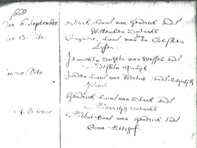 Doopboek Aalten, 1668