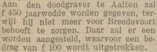 Doodgraver - Aaltensche Courant, 05-12-1919