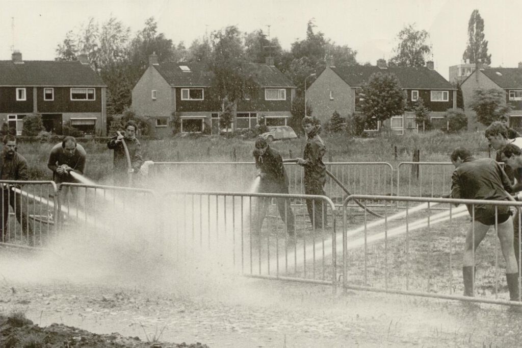 Spuitbal tournament at De Ahof (photo: Colenbrander family, via Leo van der Linde)