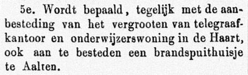 Brandspuithuisje, Aalten - Graafschapbode, 03-04-1886